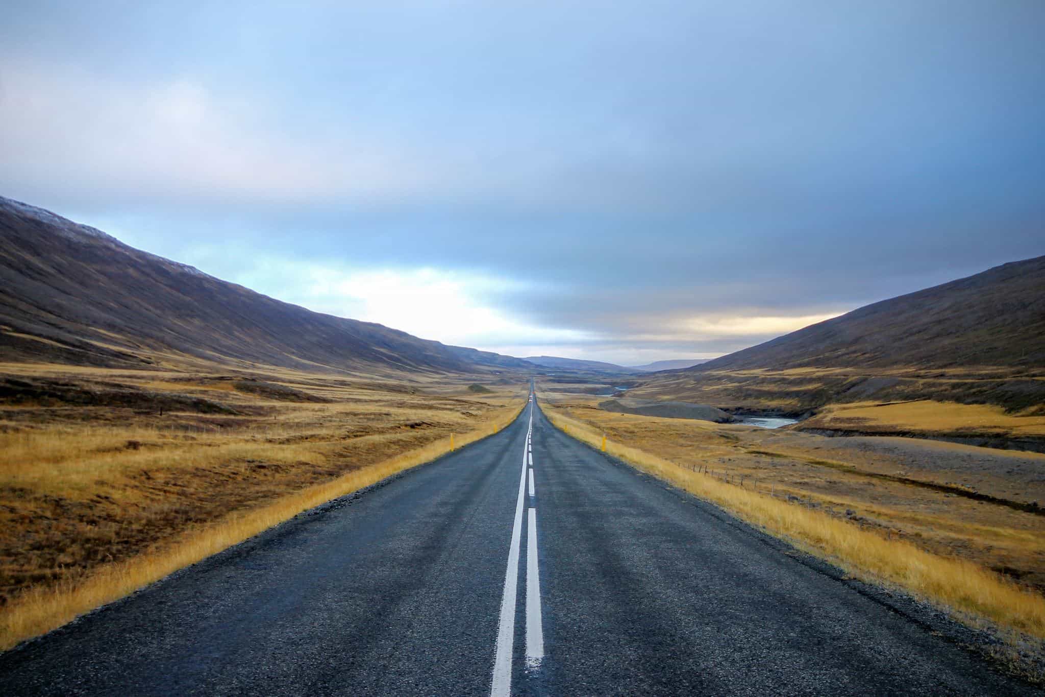 Iceland roads