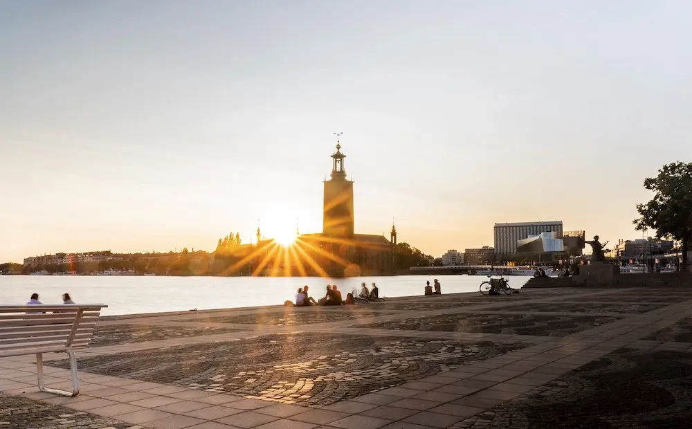 The waterways of Stockholm are not only beautiful to look at, they are so clean and clear you can take a dip right in the middle of town.