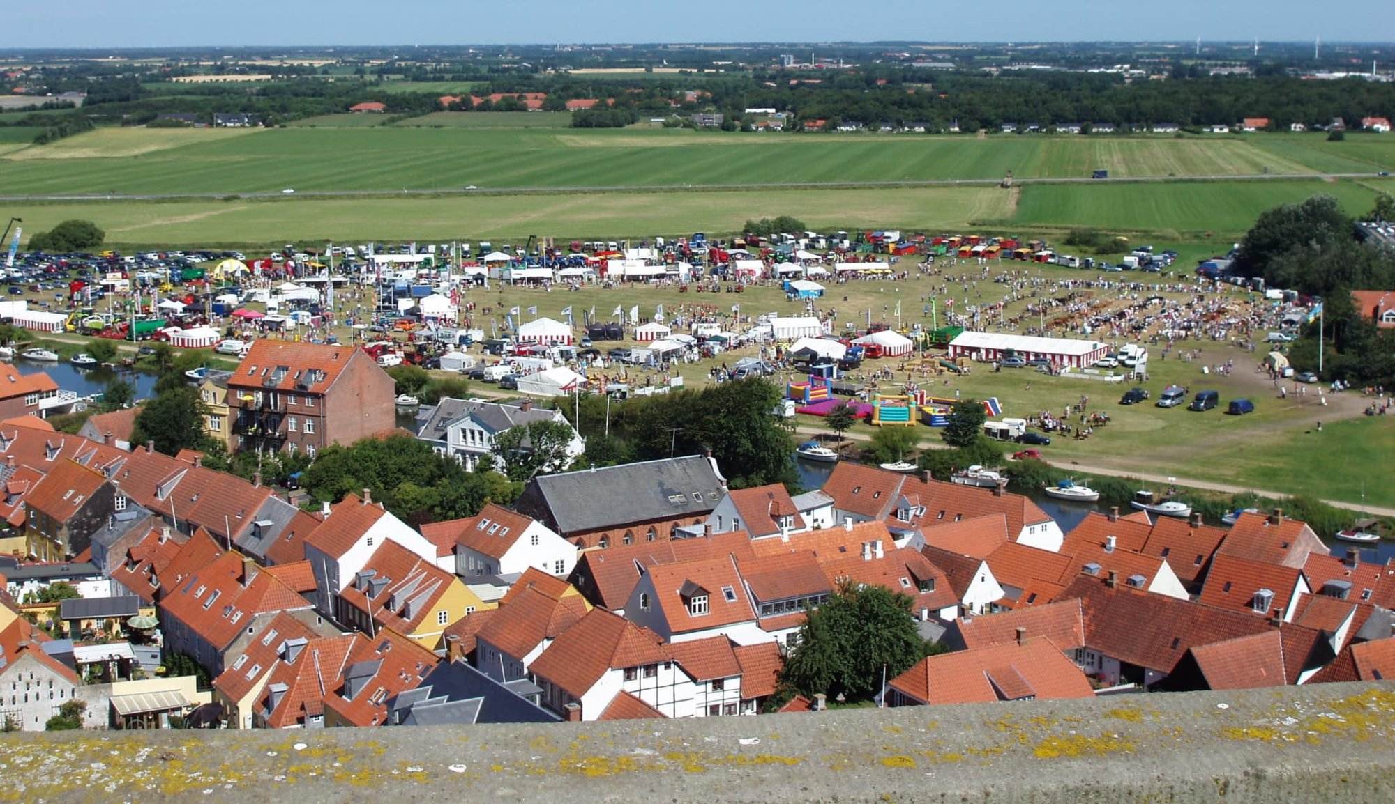 Ribe during the yearly "Ribe Dyrskue SammeDag", an animal show event.