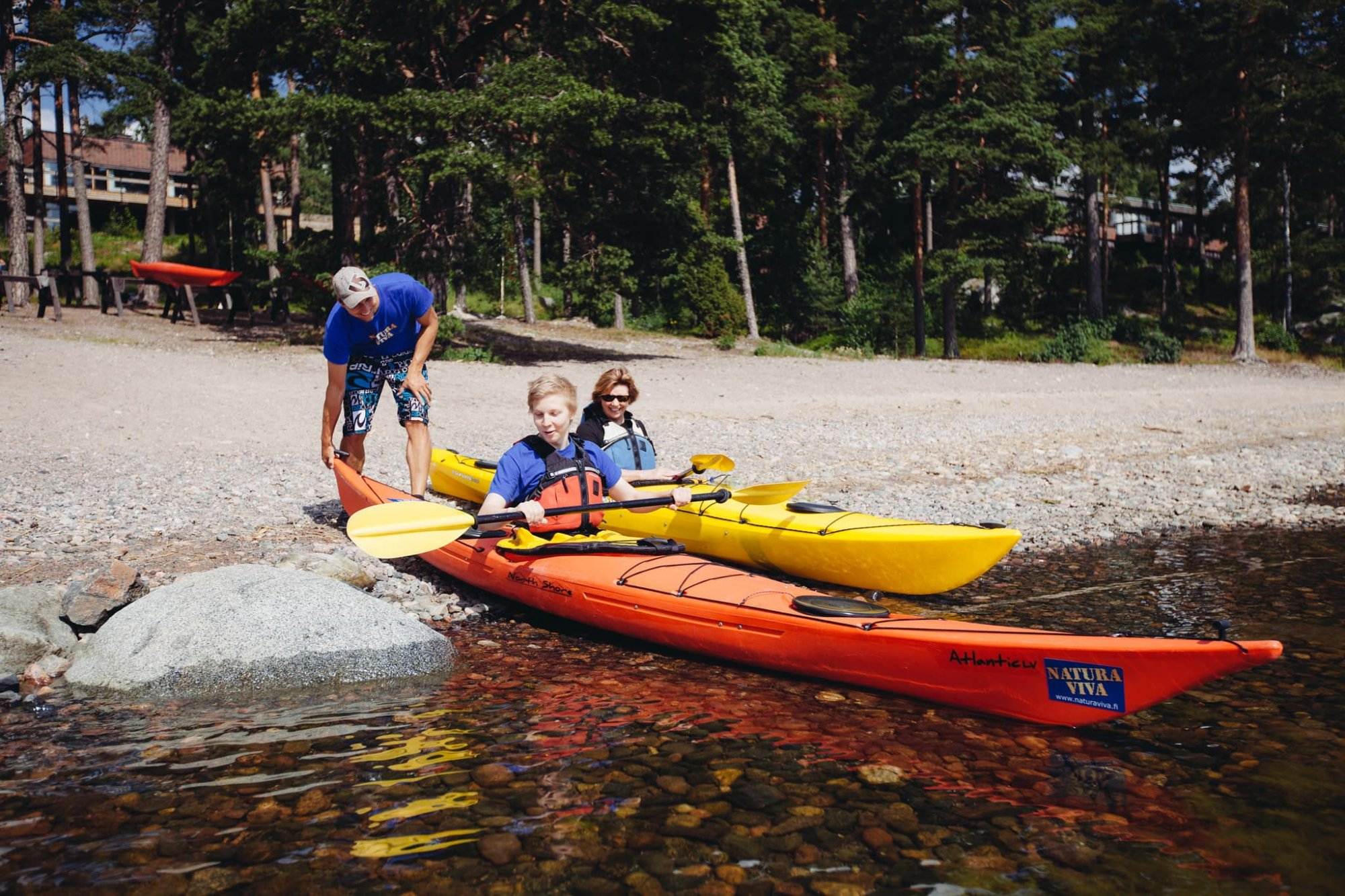 The beautiful lake areas in Finland are one of the most unique and popular places to discover by canoe or kayak.